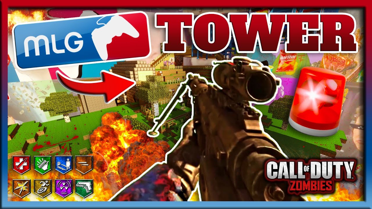 TRYING TO CONQUER THE MLG TOWER [ COD BLACK OPS 3 CUSTOM ZOMBIES ...