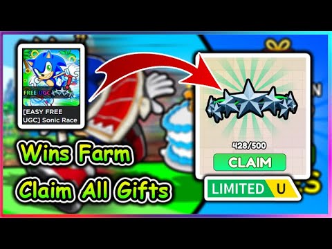 [UGC LIMITED] Roblox Sonic Race Script - Wins Farm | Claim All Gifts