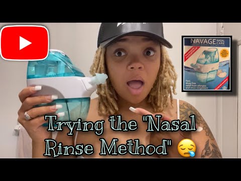 Gross Rinse *GROSS* Nasal Rinse Method 😪 - YouTube