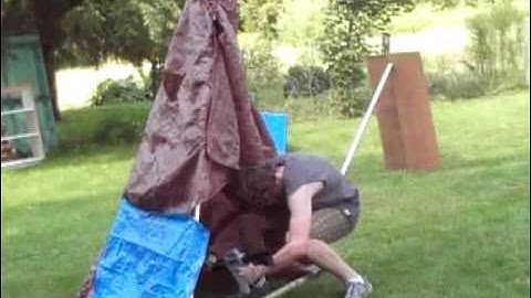 Backyard Airsoft War 8- Capture The Flag (2v2)