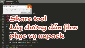 Share tool lấy đường dẫn files TXT phục vụ unpack Kiếm Thế hay Võ lâm - Source và File chạy python
