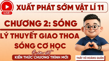 [ VẬT LÍ 11 - CHƯƠNG 2: SÓNG ] Lý Thuyết Hiện Tượng Giao Thoa Sóng Cơ Học II Lý Thầy Quân
