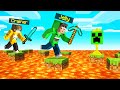 FLOOR IS LAVA In SPEEDRUNNERS vs. HUNTERS! (Minecraft)