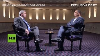 Alberto Fernández en Conversando con Correa por RT