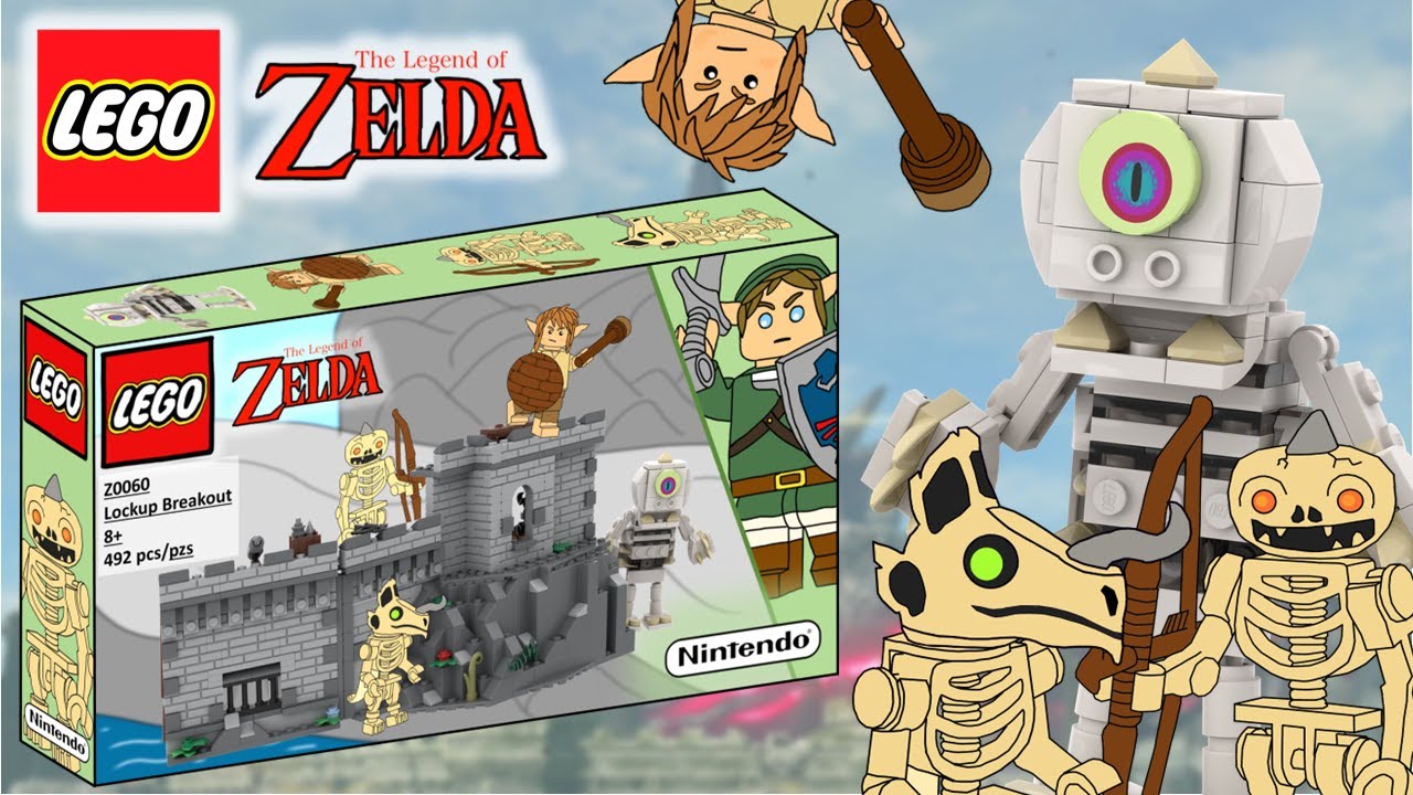 LEGO Zelda Hyrule castle Lockup and STALNOX! 