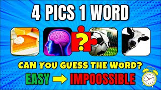 4 Pics 1 Word: Can You Beat All 25 Levels? (Easy to Impossible!) 🔥🧠 screenshot 1