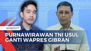 Purnawirawan TNI Desak Copot Wapres Gibran, Wiranto Ungkap Sikap Presiden Prabowo
