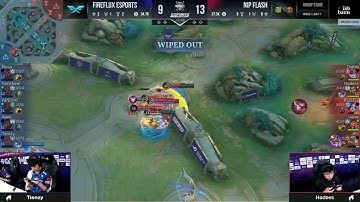 ហ្គេមទី2 FIREFLUX ESPORTS VS NIP FLASH  D1 MLBB MSC 2024 x EWC Group Stage