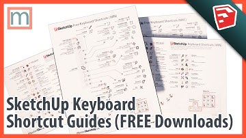 SketchUp Keyboard Shortcut Guides (Mac, PC, SketchUp Free, SketchUp Pro)