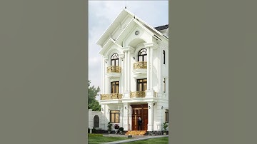 Chiêm ngưỡng biệt thự 3 tầng tân cổ điển mái thái mặt tiền 9m sang trọng #shorts