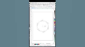 Use of Distort Tool in CorelDraw 2nd Part - Shapes #shorts