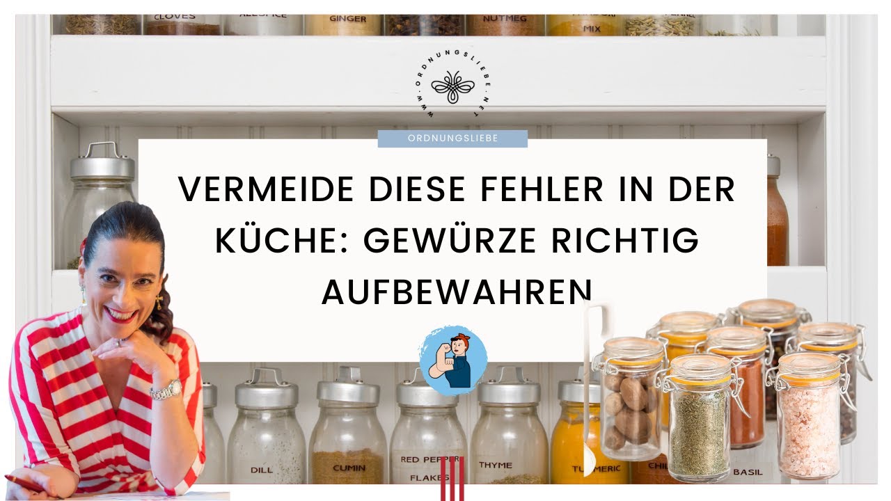 Küche organisieren: Gewürze richtig aufbewahren – Tipps für längere Haltbarkeit