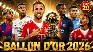 Top 20 Ballon d'Or 2026 Rankings After the World Cup 😱 Who Deserves to Win?