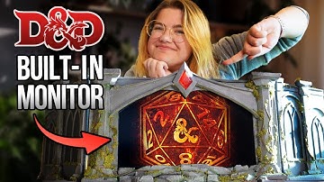 Ik heb mijn Dream Dungeon Master-scherm gemaakt met een ingebouwd display