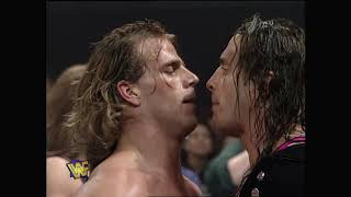 Shawn Michaels vs Leif Cassidy (Al Snow). Bret Hart joins Vince on Commentary! (WWF)