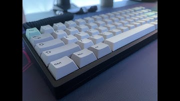 KBD67V3 Sound test w/ Durock Poms