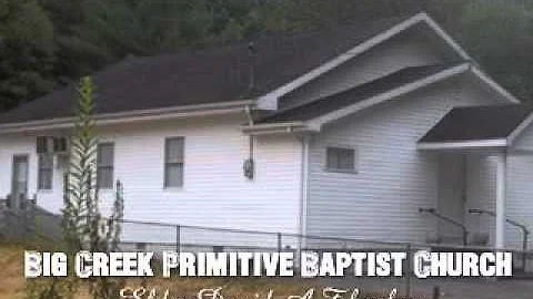 Elder David A Thacker preaching at Big Creek Primi...