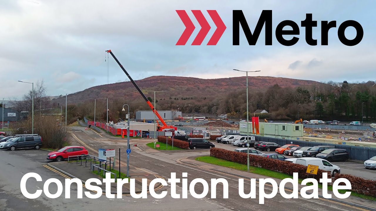 Taff's Well Depot Construction Update March 2022 - South Wales Metro