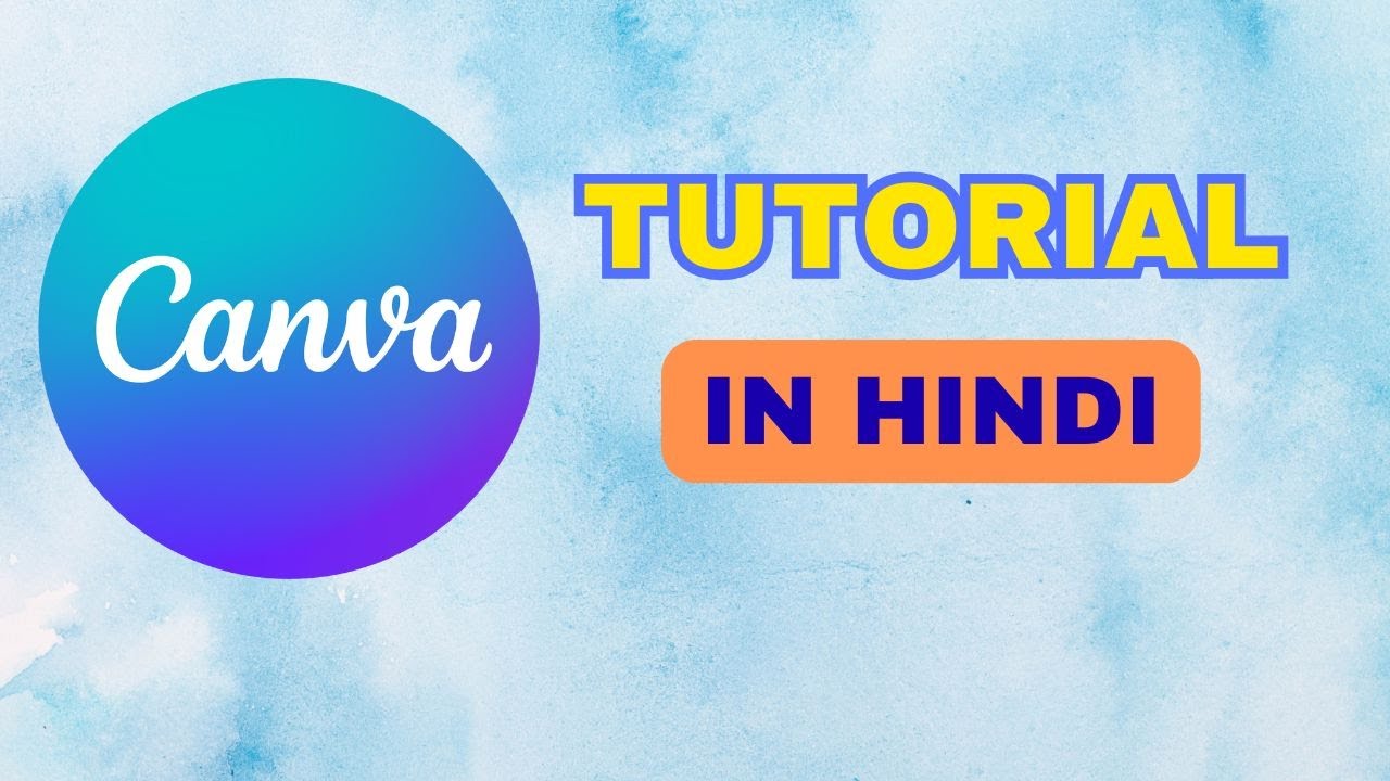Canva tutorial in hindi | Very Simple way explanation | thumbnail design tutorial