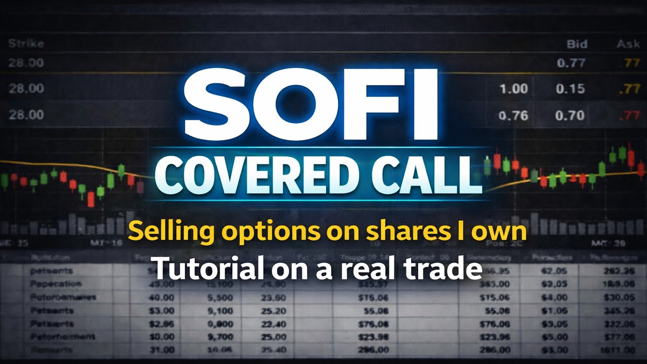 Selling Covered Calls on SOFI | Real Example Inside My IRA