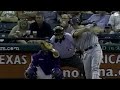 Kevin Kouzmanoff hits a grand slam in his first at bat. CLE at TEX (9-2-2006)