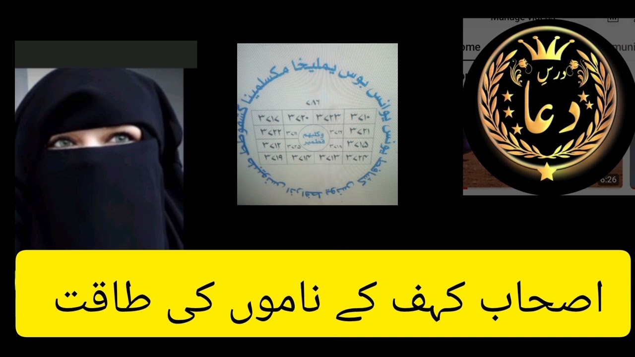 اصحاب کہف کے ناموں کی طاقت