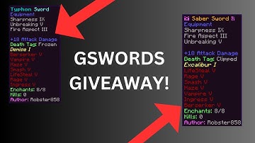 GSWORDS GIVEAWAY! - ECPE FACTIONS MINECRAFT BEDROCK