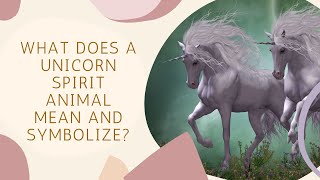 What Does an Unicorn Spirit Animal Mean and Symbolize?