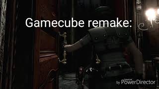 Resident Evil: Cerberus/dog front door comparison (original vs remake)