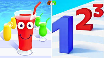 NUMBER MASTER vs JUICE RUN | Epic Android gameplay walkthrough | Epic Brain Odyssey