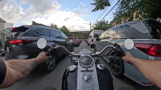 The culprit! The original bad part… | 2005 Harley Davidson FLHRI | Filter and Regulator test ride