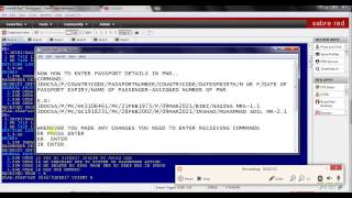 SABRE TRAINING PART 3 ISSUE TICKET IN SABRE ENTER PASSPORT DETAILS IN SABRE PNR