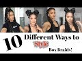 10 Ways to Style Box Braids - Quick, Easy & Trendy!