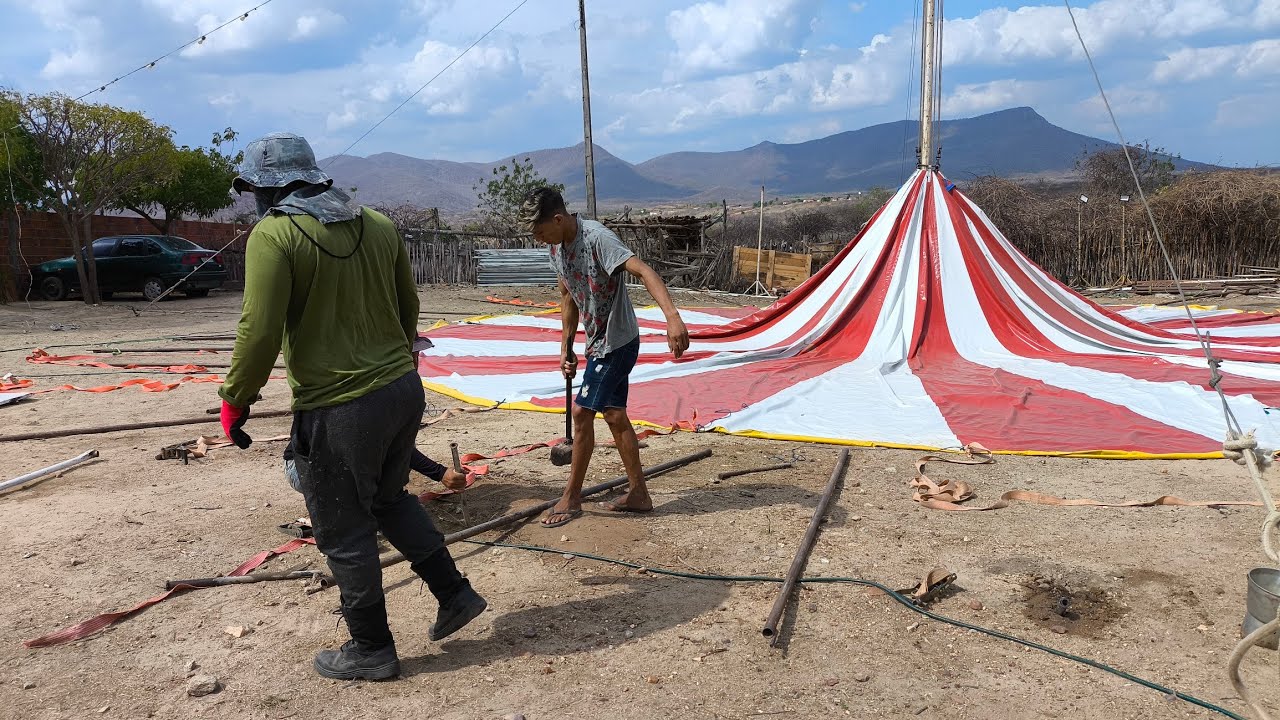 Montando o CIRCO do ZERO! Veja os BASTIDORES!