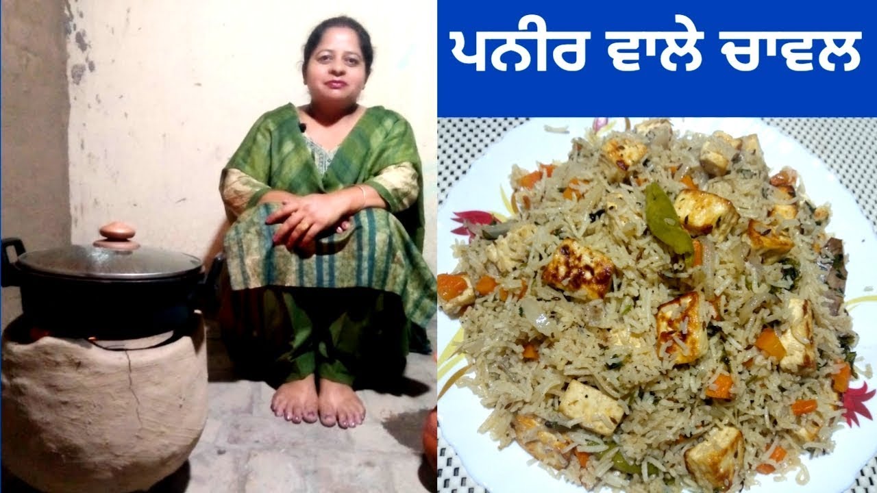 Paneer Pulao Recipe || How to make Paneer Rice at Home || Life of Punjab || Punjabi Cooking