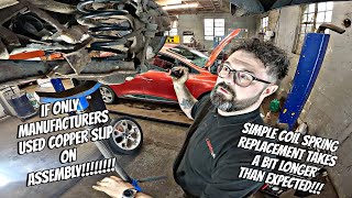 COPPER SLIP HATE IT OR LOVE IT!!! FORD KUGA REAR COIL SPRING REPLACEMENT.......