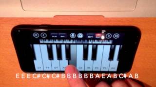 TUTORIAL Magic - Coldplay iPhone Piano / iPod Touch Piano screenshot 5