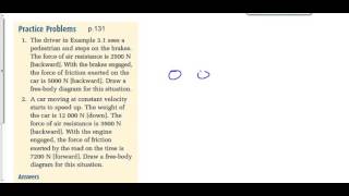 (206-P2016S) Free Body Diagrams and Multi-Force Problems