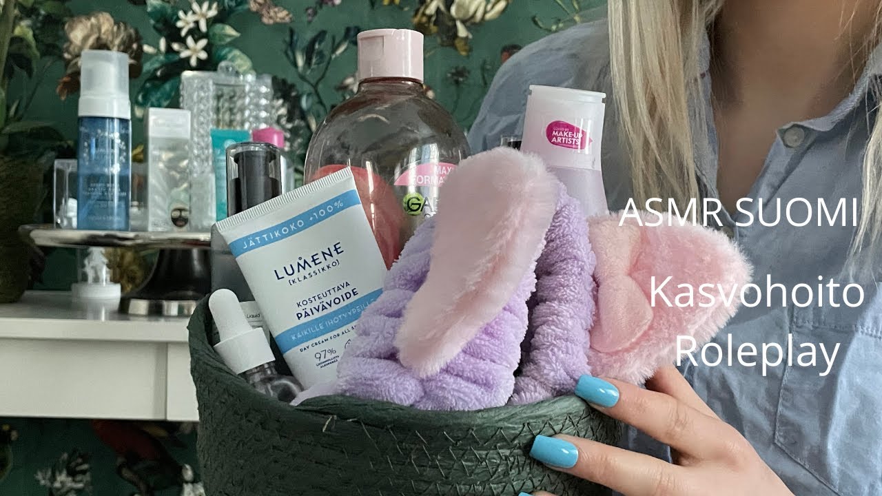 ASMR SUOMI - Kasvohoito Roleplay ✨