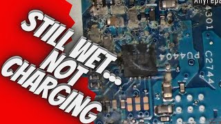 HP 15-cr0037 water damaged not charging...issue explained and repair!