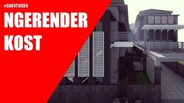 Architectural Visualization Render - Indonesia Boarding House (Kost Kostan)