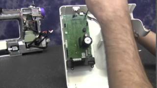Janome DC2014 - Removing the Front Cover and 'A' Board