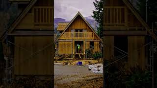AI RENOVATION TIMELIPSE TRANSFORMATION MODERN WOOD HOUSE DESIGN VIDEO 📷 #shorts