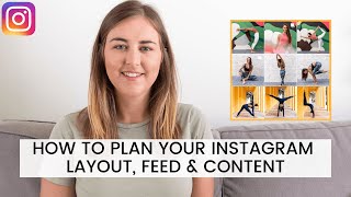 HOW TO PLAN INSTAGRAM LAYOUT, FEED & CONTENT! Layout design ideas, organise & schedule your posts!