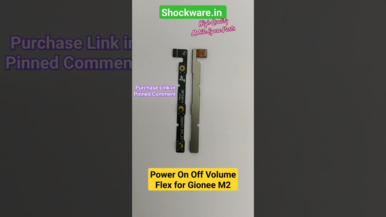 BUY Shockware Power On Off Volume Flex for Gionee M2