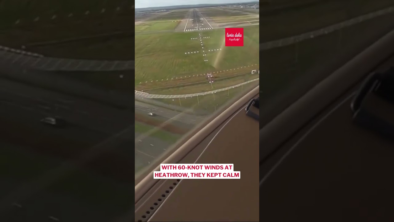 Qatar Airways pilots faced Storm Eunice head-on.mp4