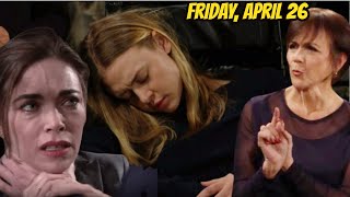 Next on The Young and the Restless Full Episode Friday, April 26 | Y&R 4/26/2024