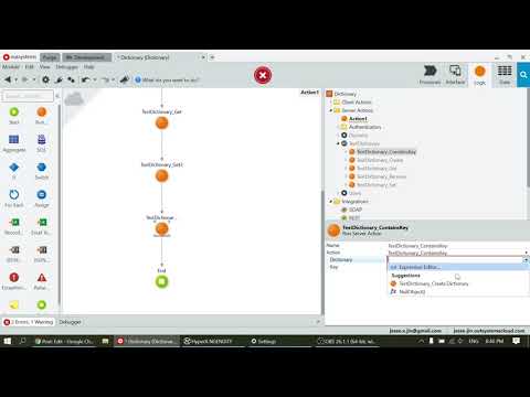 Outsystems: How to use Dictionary (text only) in outsystems