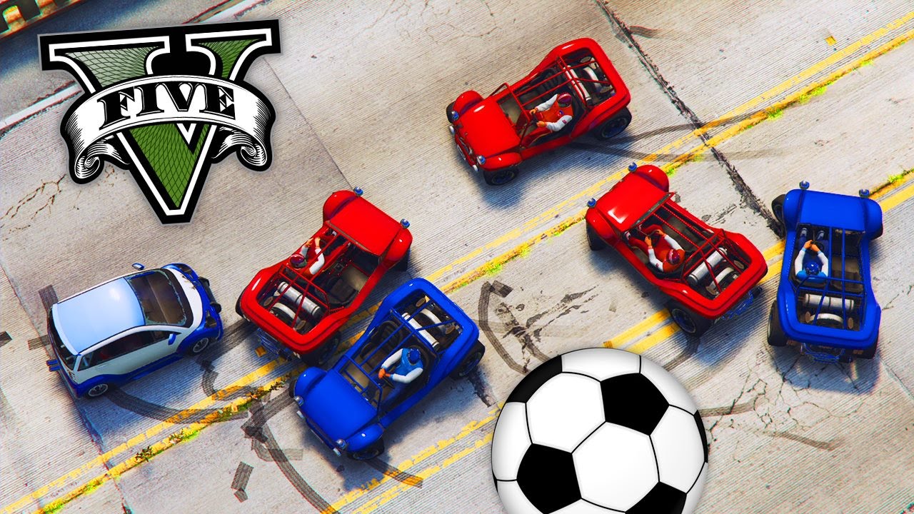 GTA V Online: FUTEBOL de CARROS - Novo MODO de JOGO! 