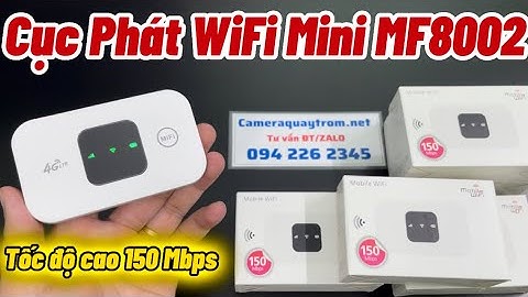 Cục Phát WiFi Mini MF8002 Không Dây Cầm Tay Tốc Độ Phát Cực Khoẻ 150Mbps Cho 15Thiết Bị Bắt Cùng Lúc